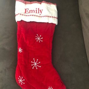 Pottery Barn Holiday Stocking